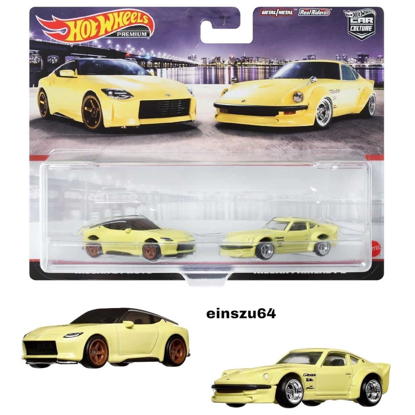 Hot Wheels 2024 - 2-Pack - Nissan Z Proto & Nissan Fairlady Z - HFF33 - 1:64