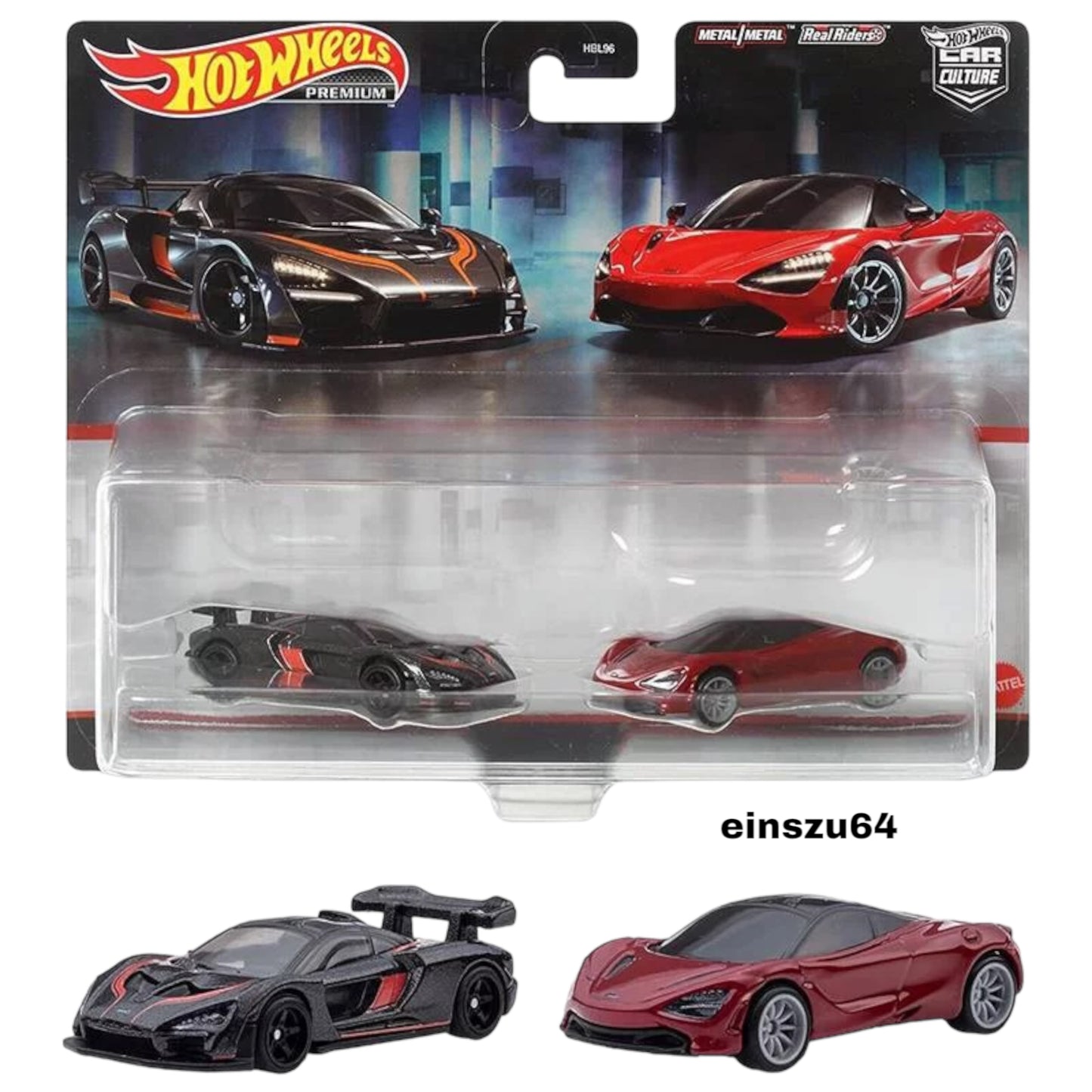 Hot Wheels 2024 - 2-Pack - McLaren Senna & McLaren 720S - HFF97