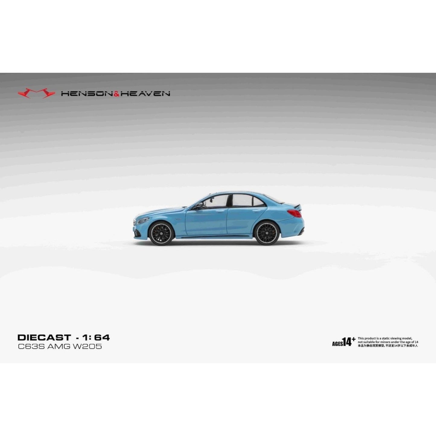 Henson & Heaven - Pre-Order - AMG C63 W205, China Blue - HH64-C63-W205-BLU
