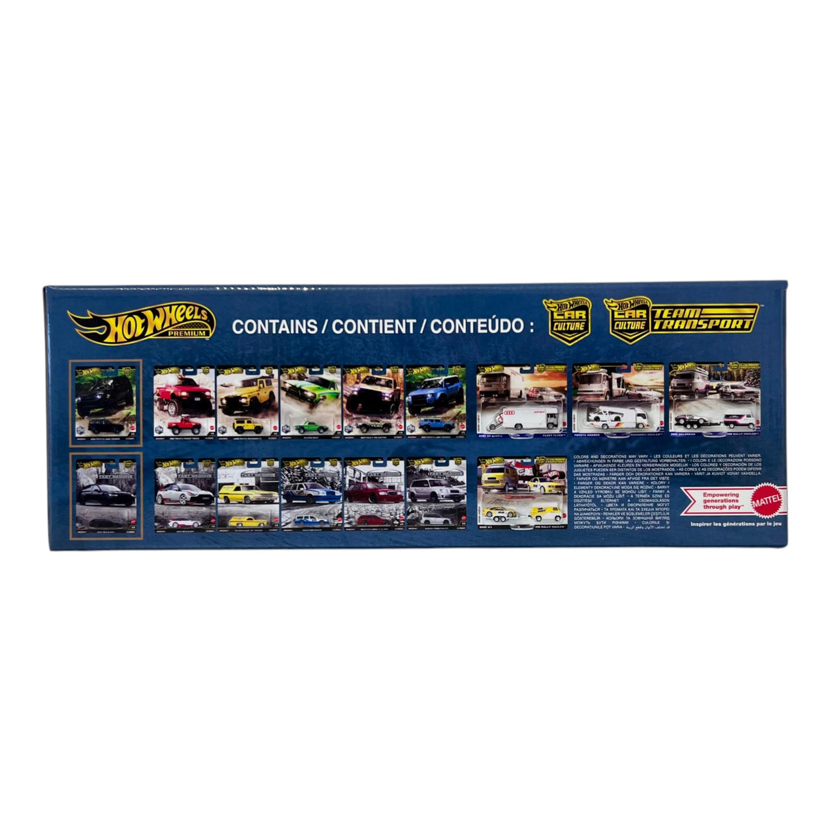 Hot Wheels 2025 - Car Culture & Team Transport Factory Set 2 - incl. 2 Chase Cars - HJV98 / JFM06