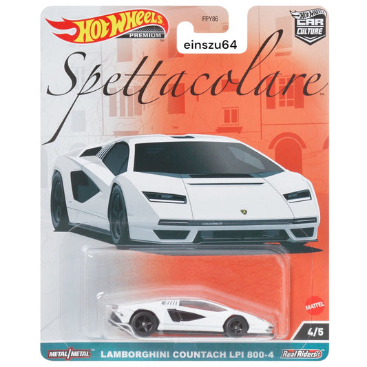 Hot Wheels 2023 - Spettacolare - Lamborghini Countach LPI 800-4 - HKC40 - 1:64