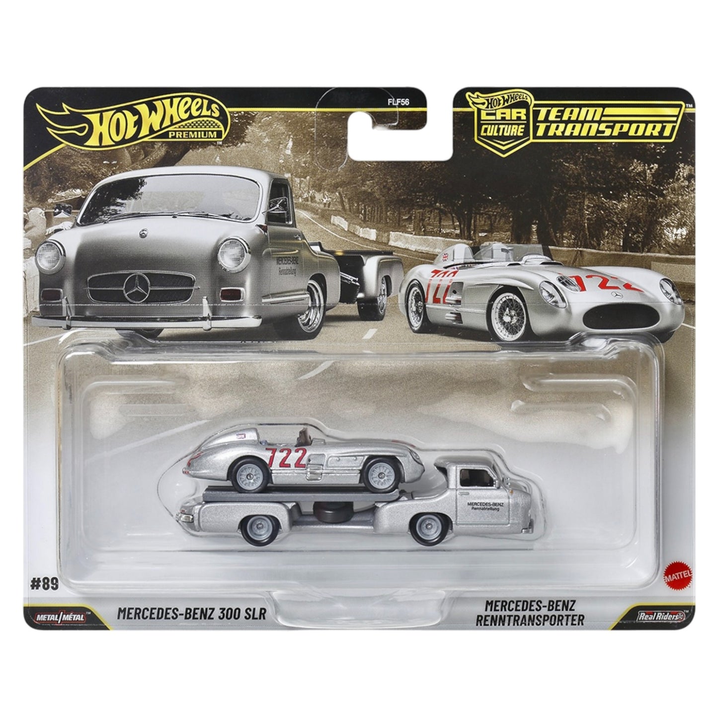 Hot Wheels 2026 - Pre-Order - Team Transport - Mercedes Benz 300 SLR + Renntransporter - #89