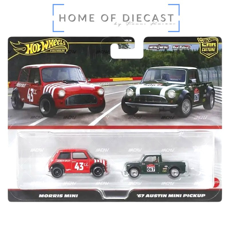 Hot Wheels 2025 - 2-Pack - Morris Mini - '67 Austin Mini Pickup - JBK97