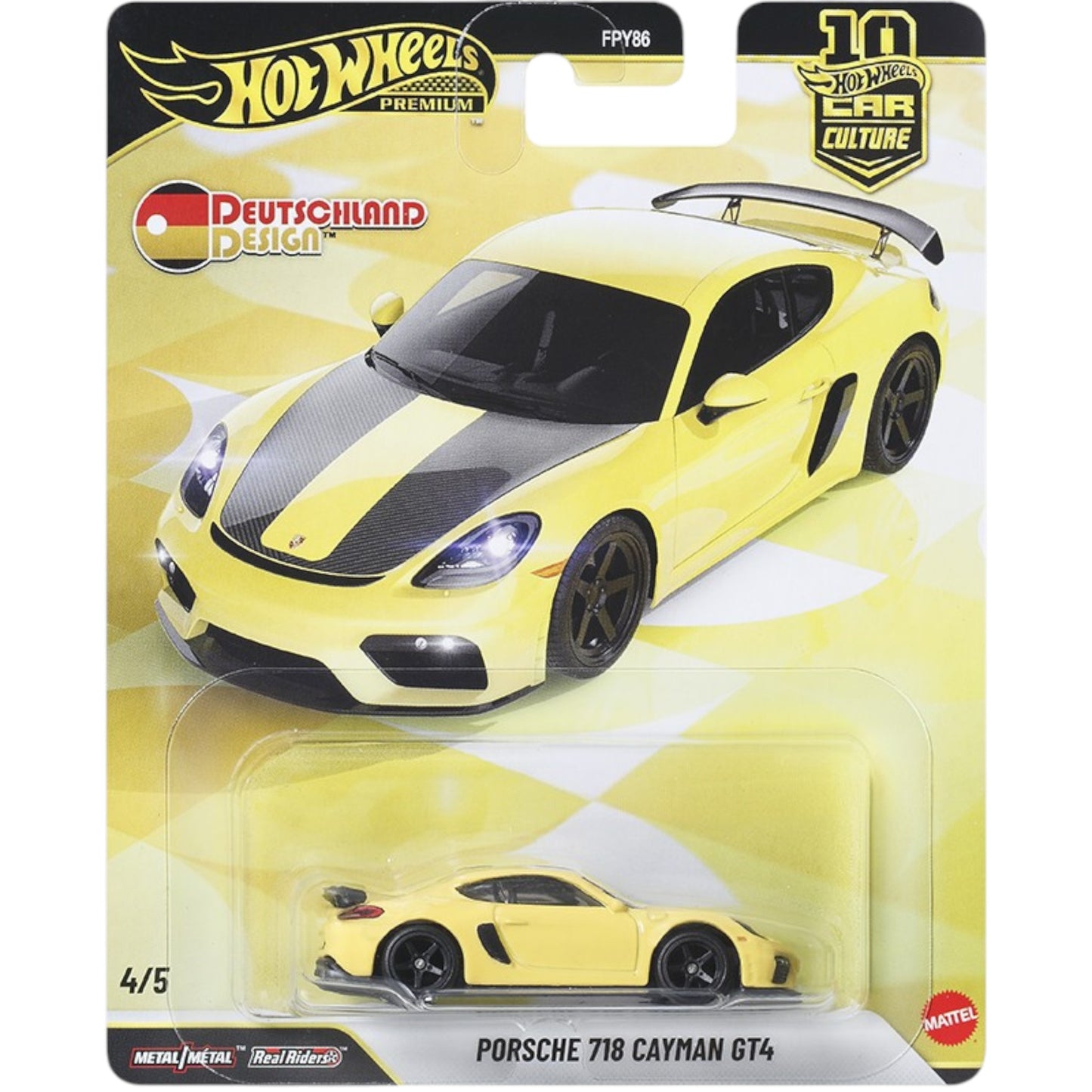 Hot Wheels 2026 - Pre-Order - Deutschland Design - Porsche 718 Cayman GT4 - JKF42