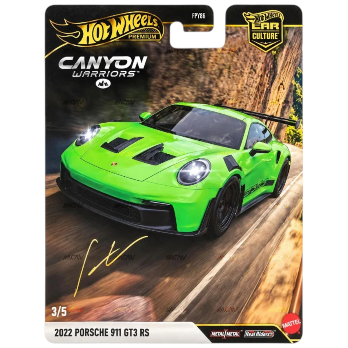 Hot Wheels 2027 - Pre-Order - Canyon Warriors - 2022 Porsche 911 GT3 RS
