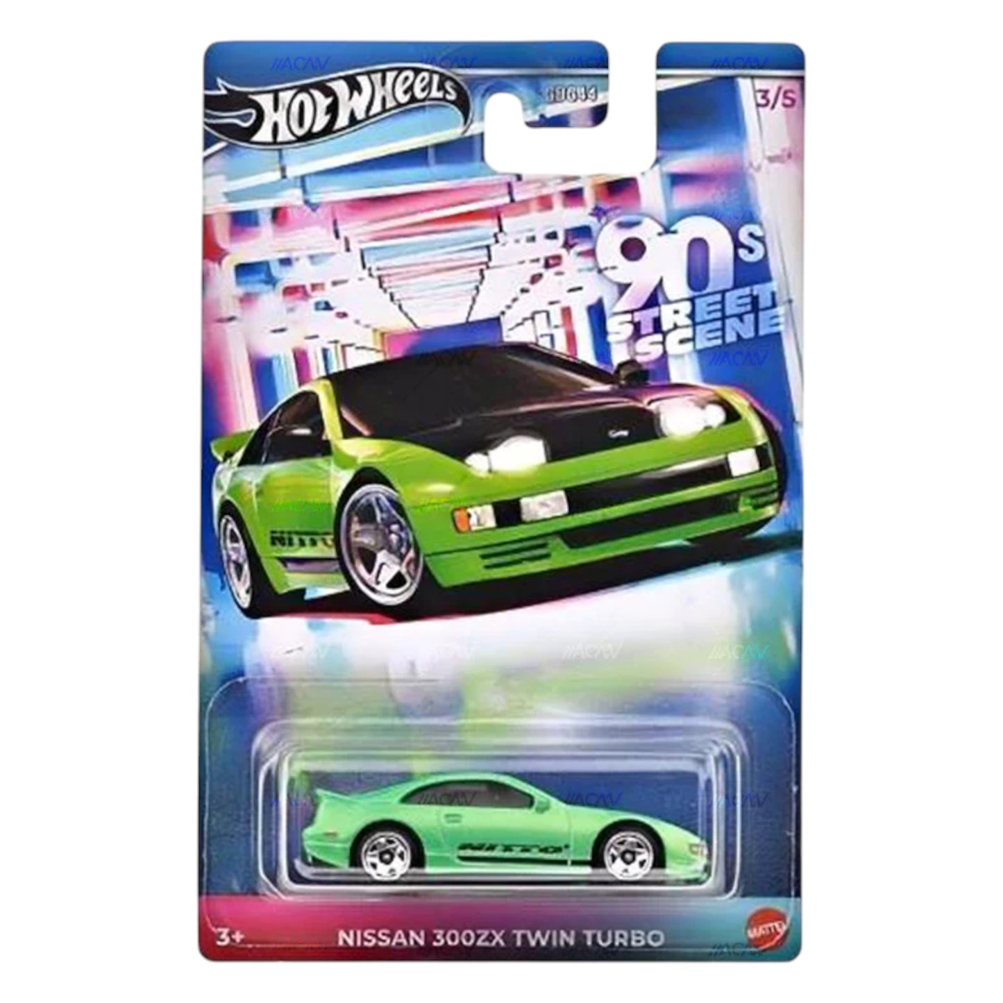 Hot Wheels 2025 - Nissan 300ZX Twin Turbo - 90's Street Scene - JCB59