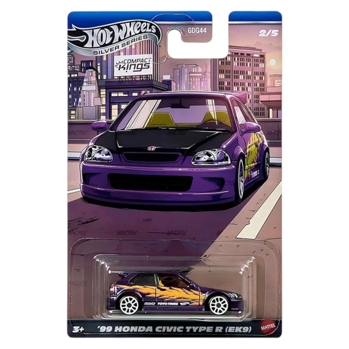 Hot Wheels 2026 - Pre-Order - Compact Kings Set - JKX58 - JKX60 - Silver Series