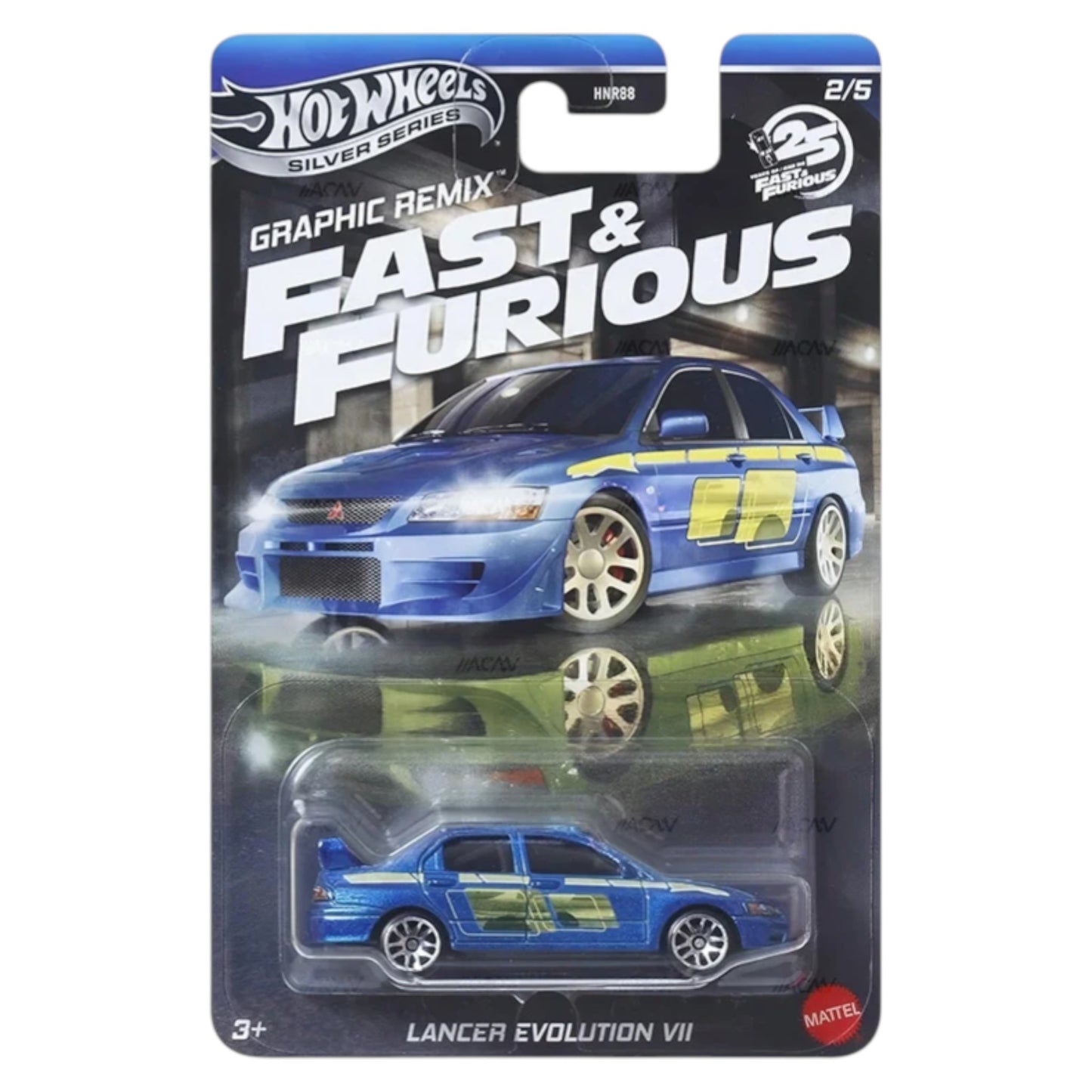 Hot Wheels 2025 - Fast & Furious Graphic Remix - Lancer Evolution VII - JBY47