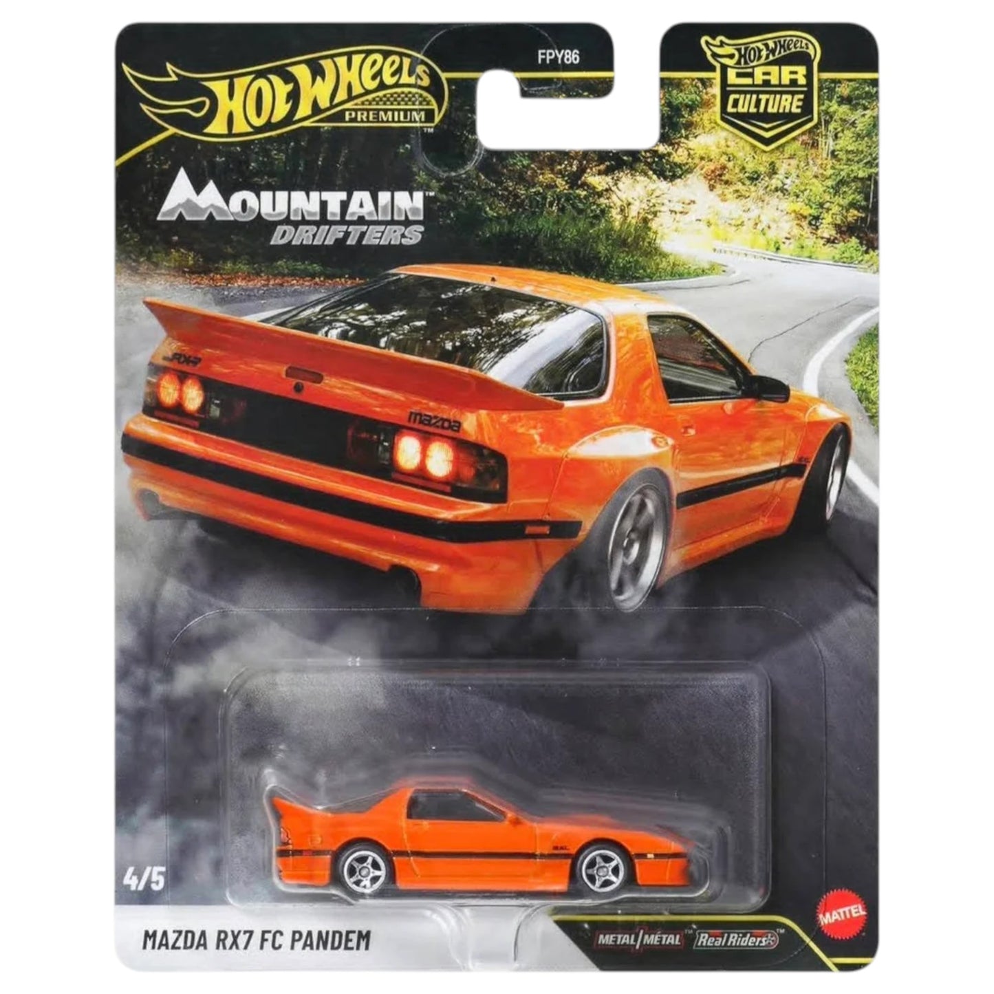 Hot Wheels 2027 - Pre-Order - Mountain Drifters - Mazda RX7 FC Pandem