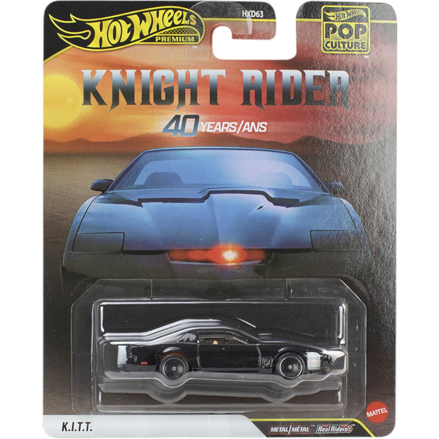 Hot Wheels 2027 - Pre-Order - Pop-Culture - Knight Rider K.I.T.T - 40 years Aniversary