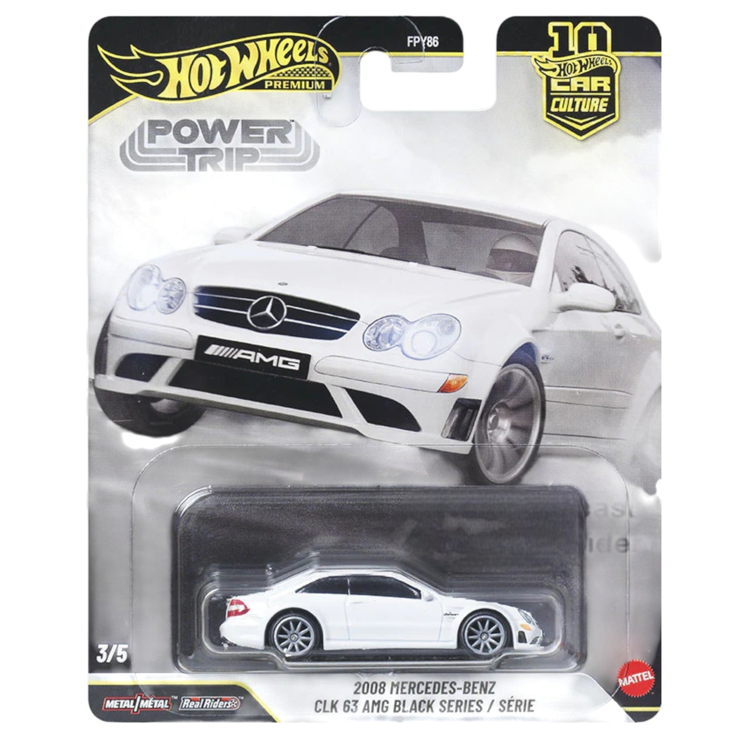 Hot Wheels 2026 - Pre-Order - Power Trip - 2008 Mercedes Benz CLK63 Black Series - JKF29