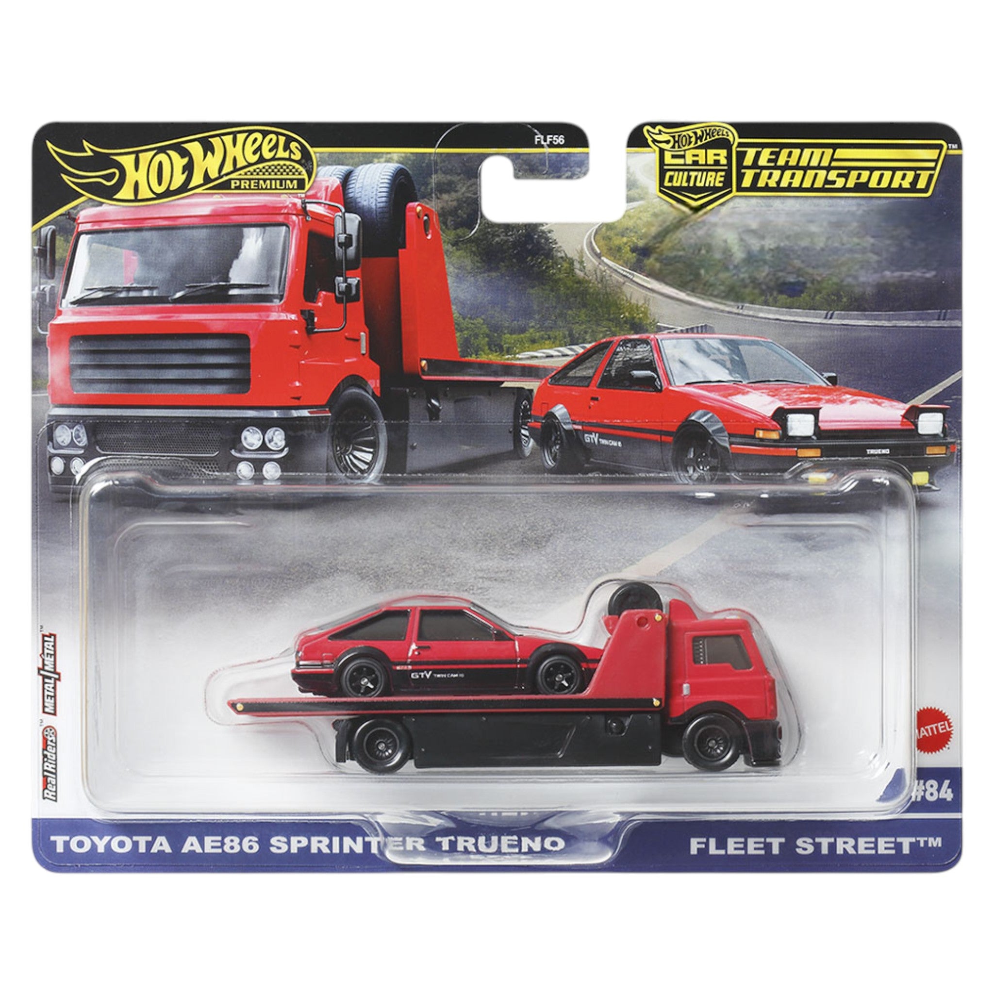 Hot Wheels 2025 - Pre-Order - Team Transport - Toyota AE86 Sprinter Trueno / Fleet Street - #84