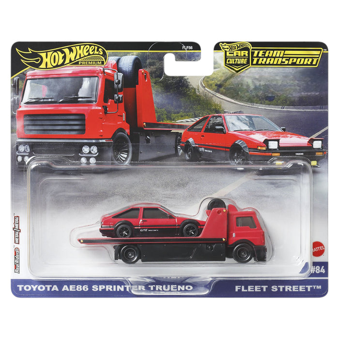 Hot Wheels 2025 - Pre-Order - Team Transport - Toyota AE86 Sprinter Trueno / Fleet Street - #84