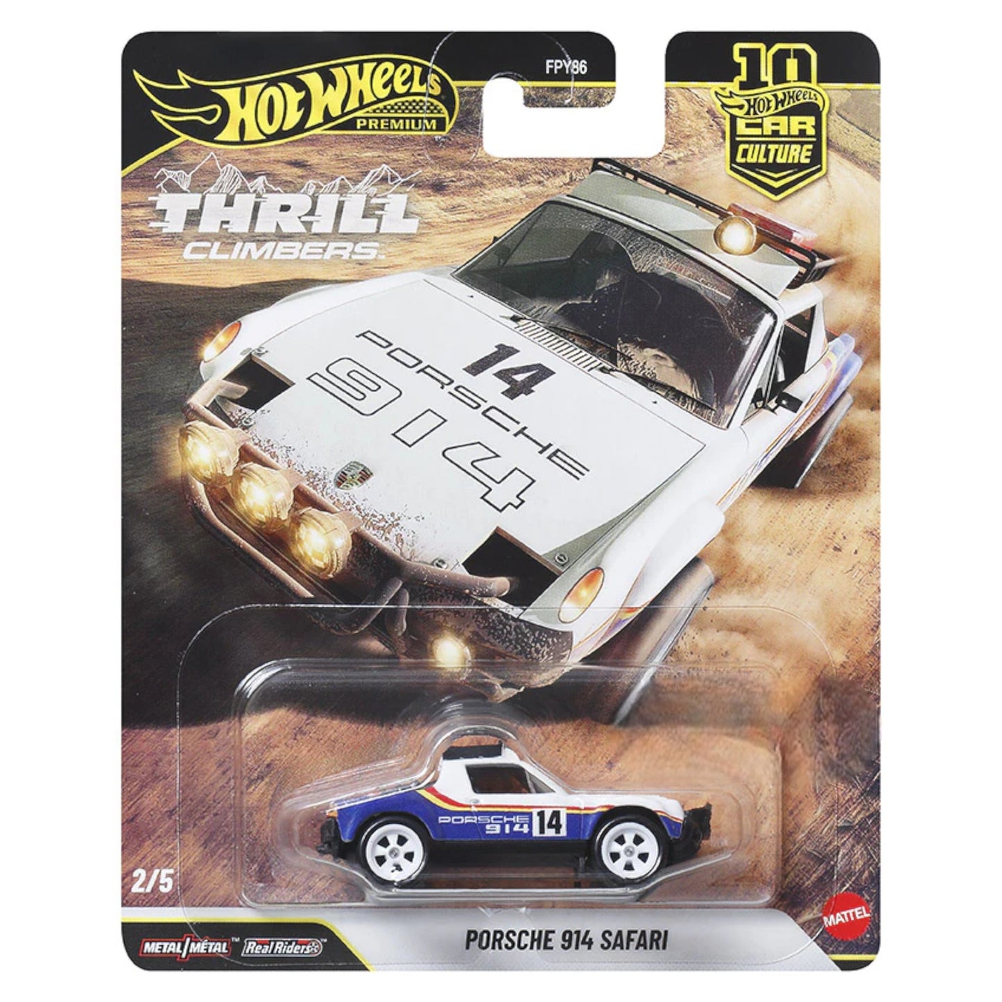 Hot Wheels 2026 - Pre-Order - Thrill Climbers - Porsche 914 Safari