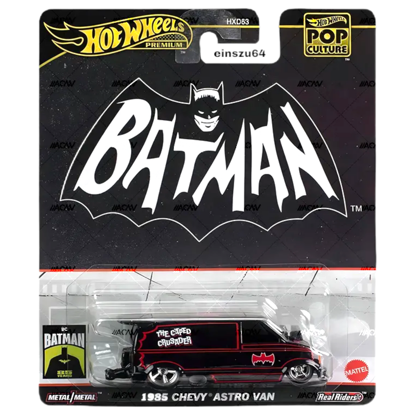 Hot Wheels 2024 - Pop-Culture - 1985 Chevy Astro Van *Batman* - HVJ48