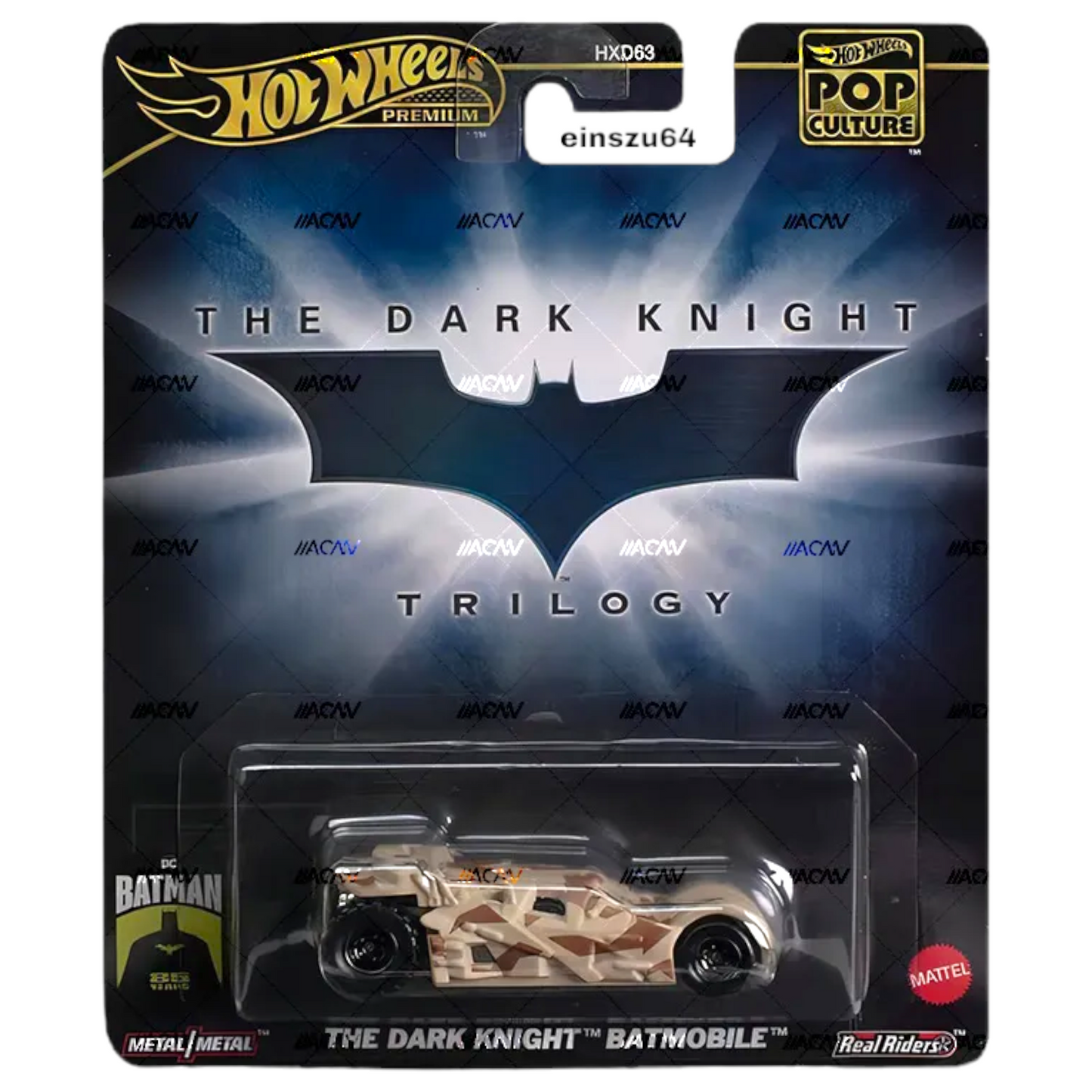Hot Wheels 2024 - Pop-Culture - The Dark Knight Batmobile *Batman* - HXD97