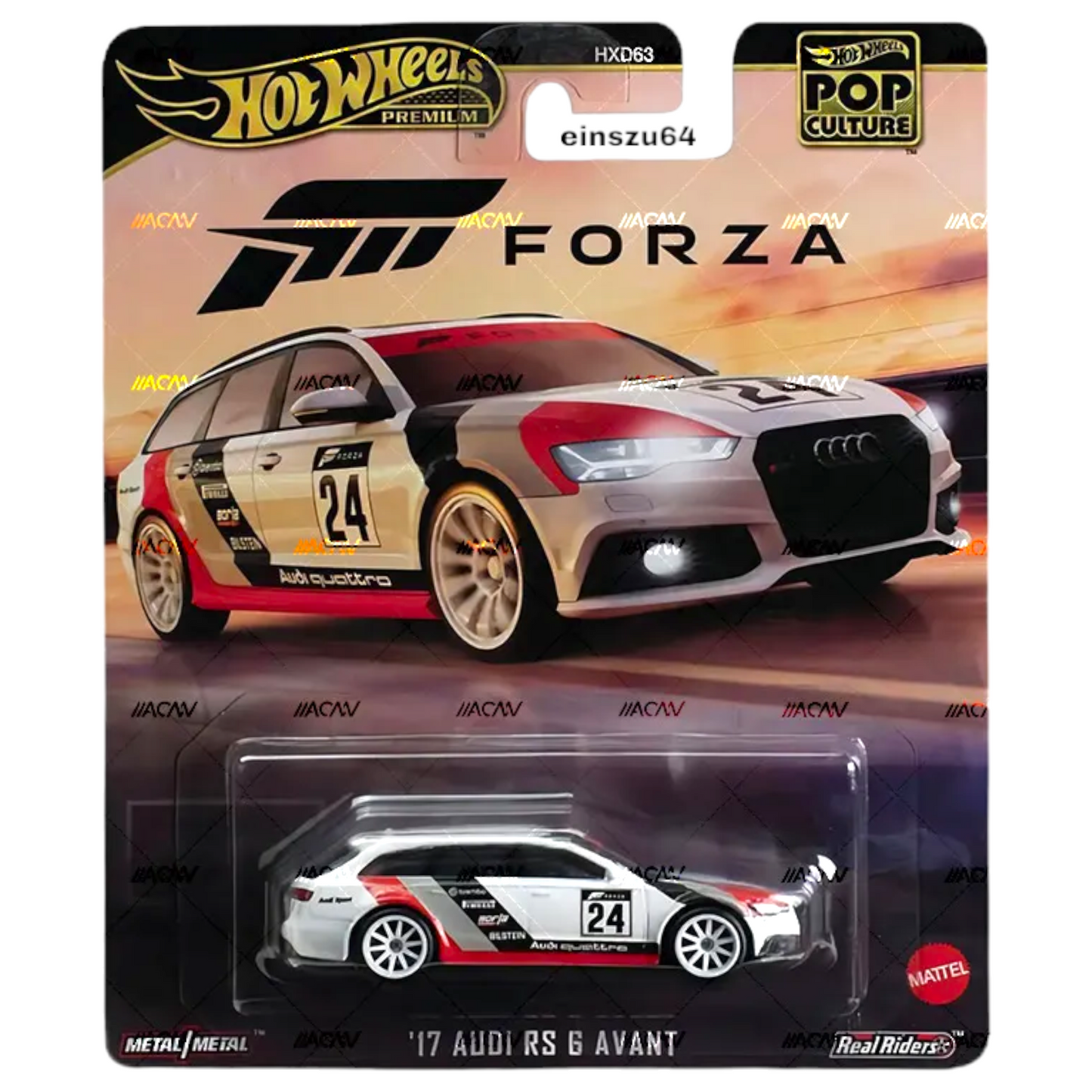 Hot Wheels 2024 - Pop-Culture - ´17 Audi RS6 Avant *Forza* - HVJ47