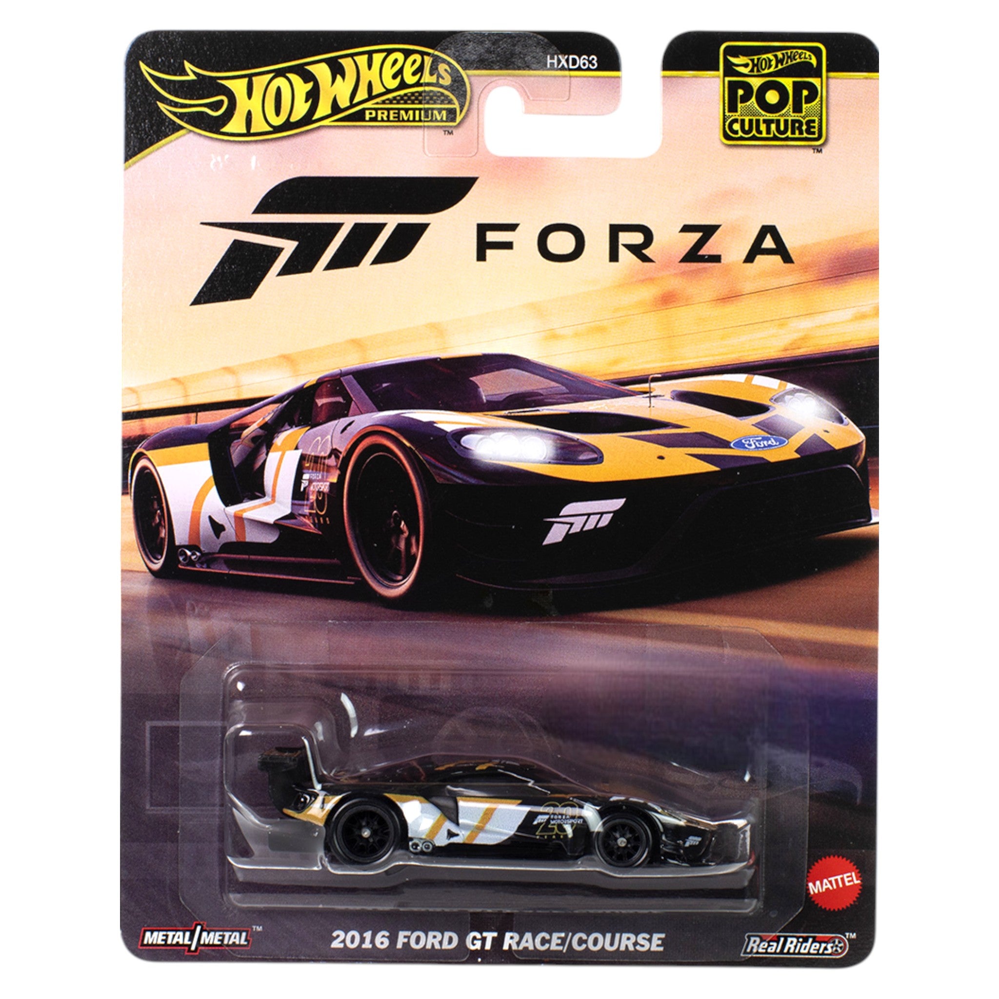 Hot Wheels 2025 - Pre-Order - Pop-Culture - 2016 Ford GT Race/Course - Forza - JBL67