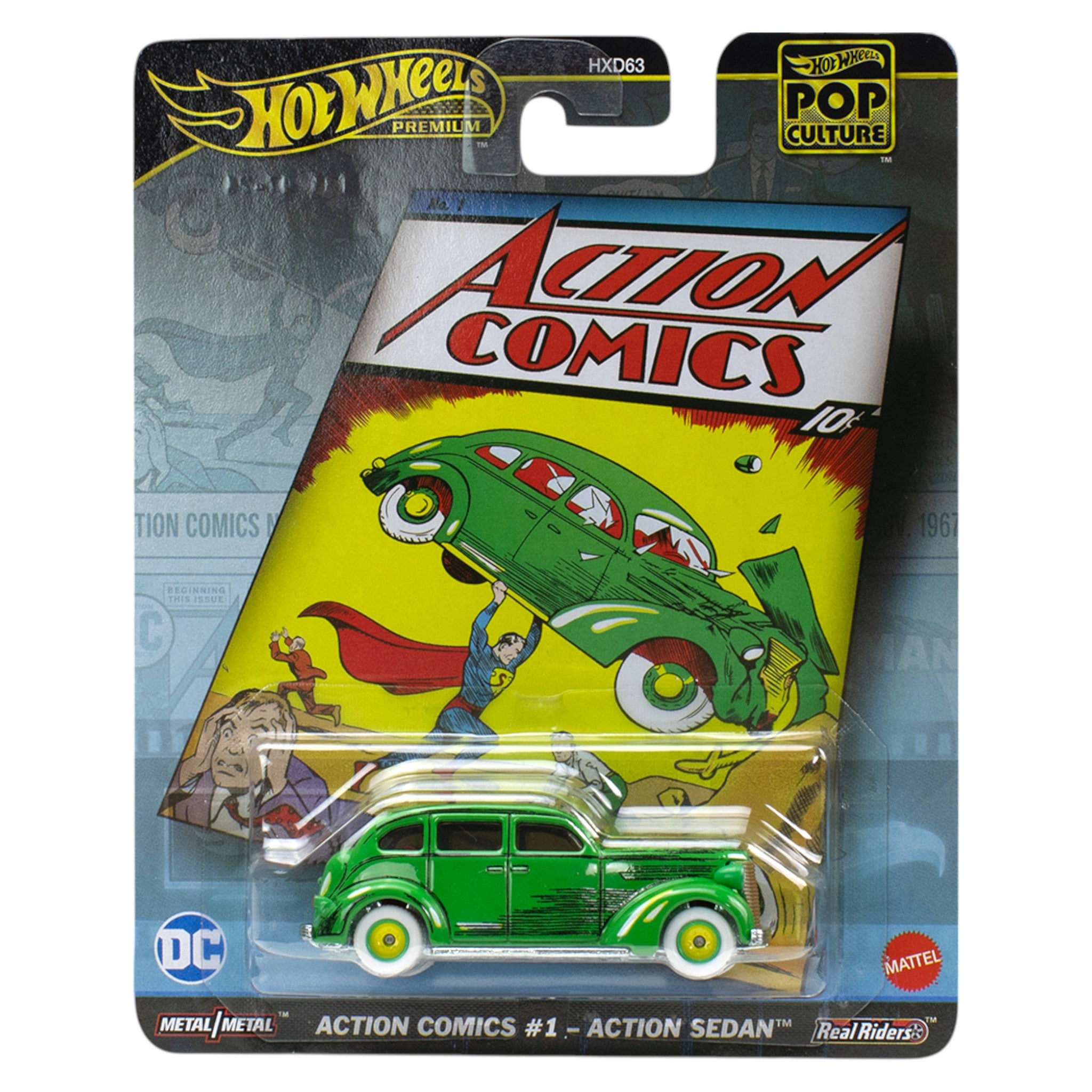 Hot Wheels 2025 - Pre-Order - Pop-Culture - Action Comics #1 - Action Sedan - HVJ50