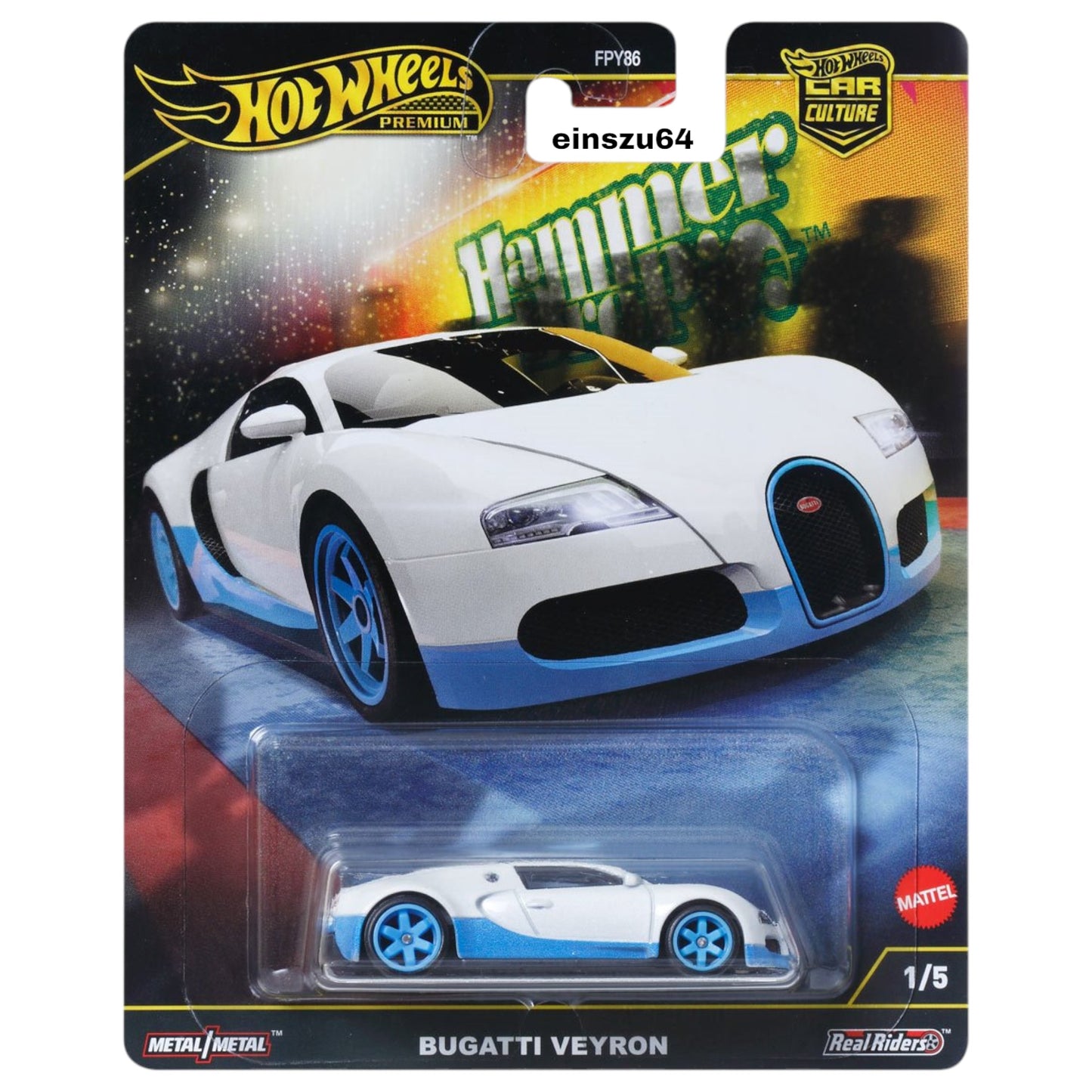 Hot Wheels 2024 - Hammer Drop - Bugatti Veyron - HRW06