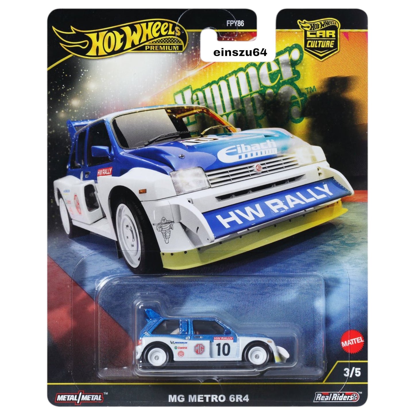 Hot Wheels 2024 - Hammer Drop - '86 MG Metro 6R4 - HRW09