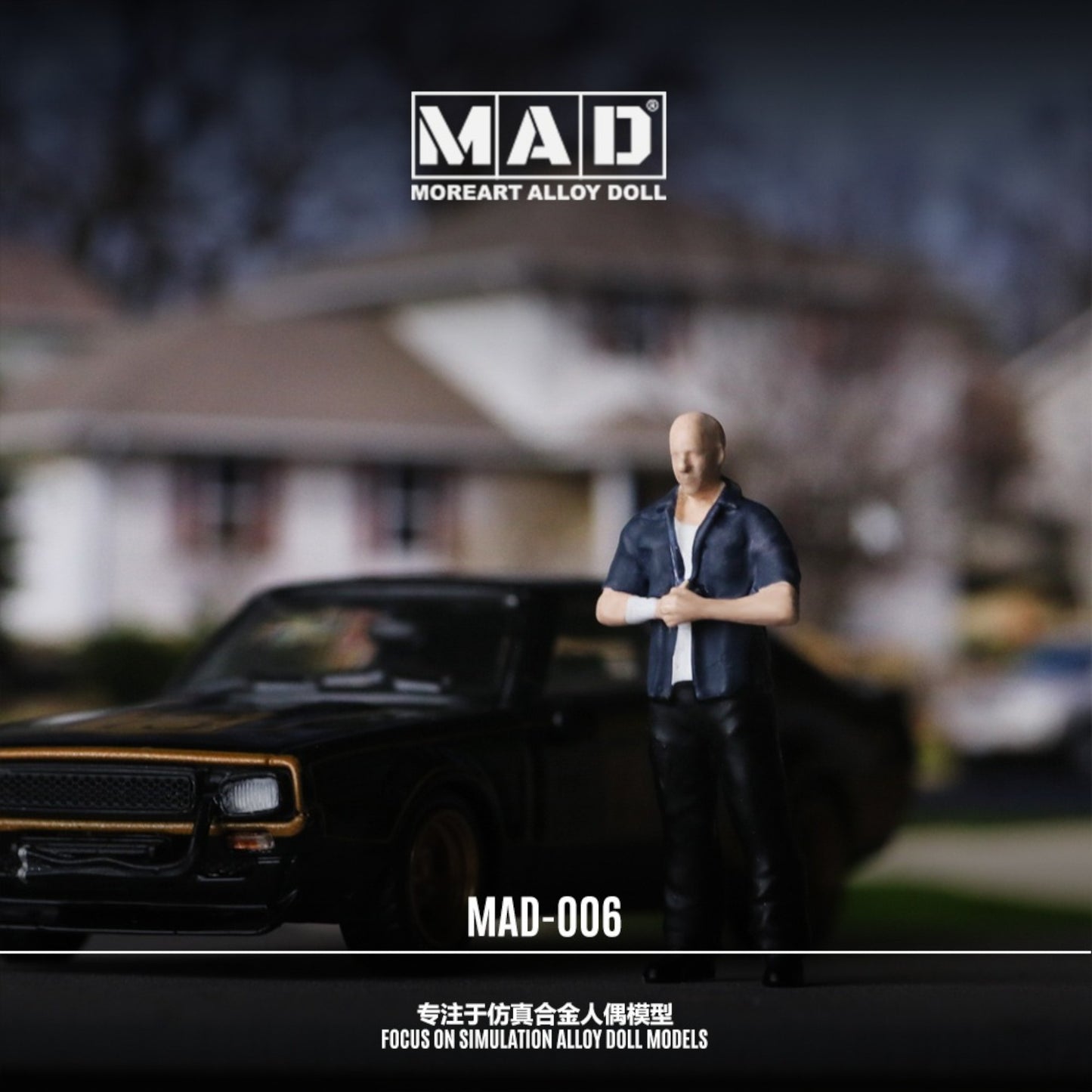MAD Figures - Pre-Order - Fast & Furious Dominic Toretto & Han Lue Figurenset - MAD004 - MAD006