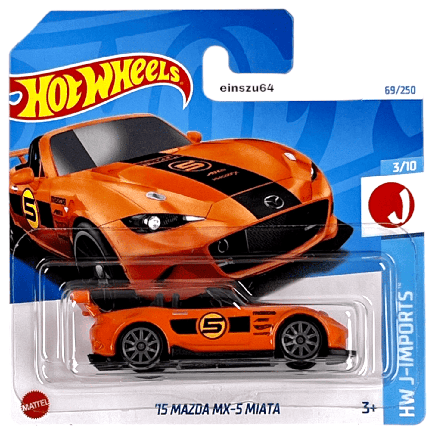 Hot Wheels 2024 - ´15 Mazda MX-5 Miata - J-Imports 3/10 - HTD22 - 69/250