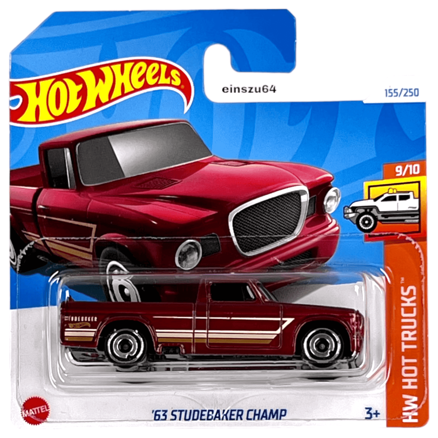 Hot Wheels 2024 - ´63 Studebaker Champ - Hot Trucks 9/10 - HTC35 - 155/250