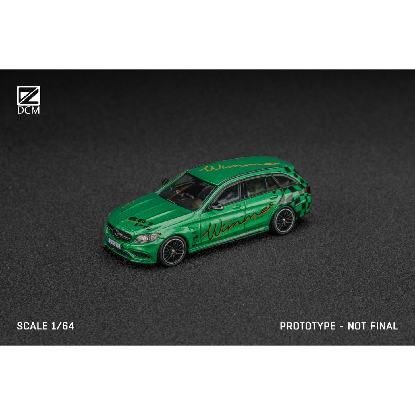 Pre-Order bis 23.08.2025 - DCM Models - C63S AMG S205, Wagon, Green