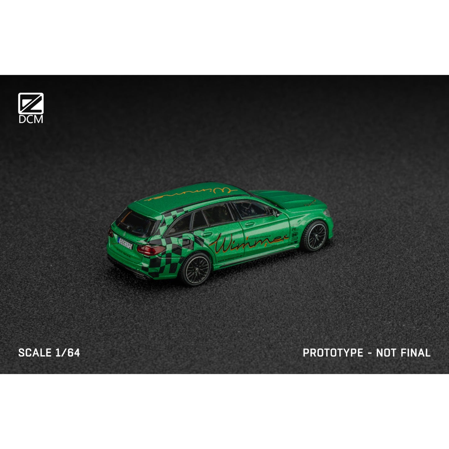 Pre-Order bis 23.08.2025 - DCM Models - C63S AMG S205, Wagon, Green