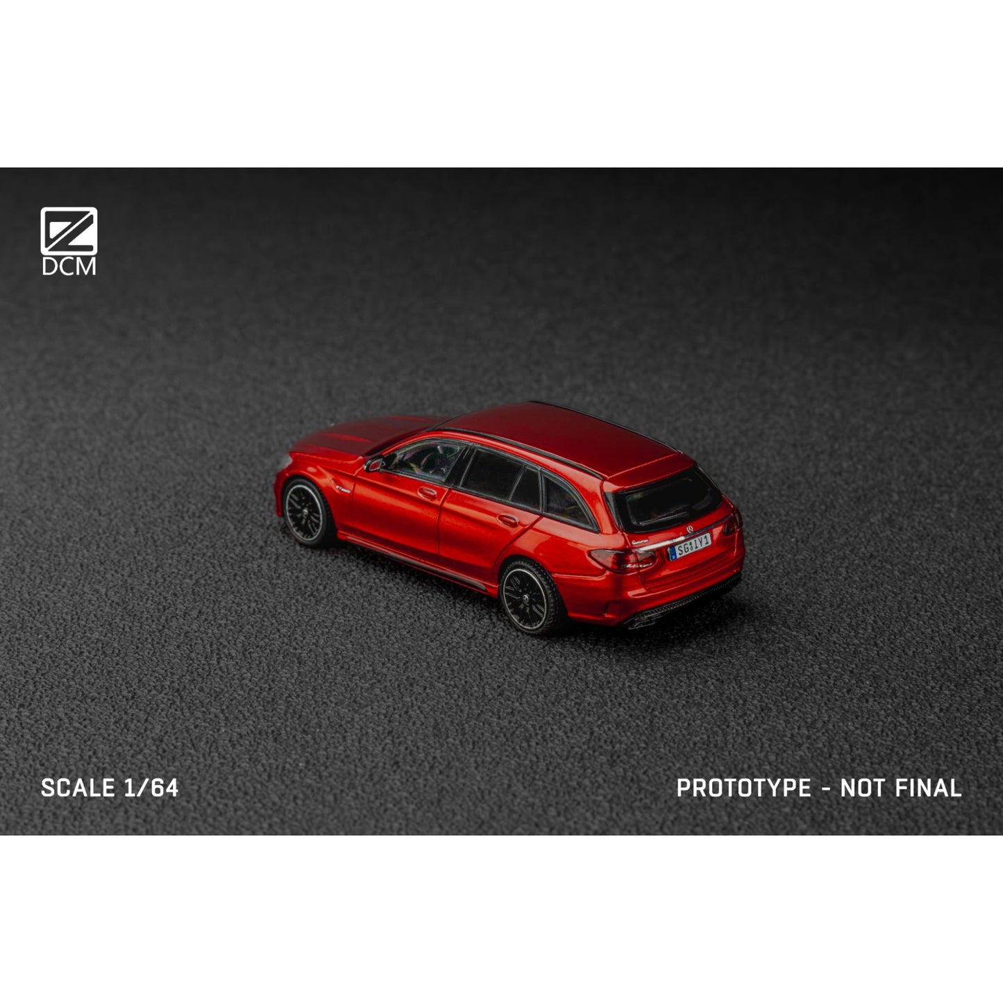 Pre-Order bis 23.08.2025 - DCM Models - C63S AMG S205, Wagon, Candy Red