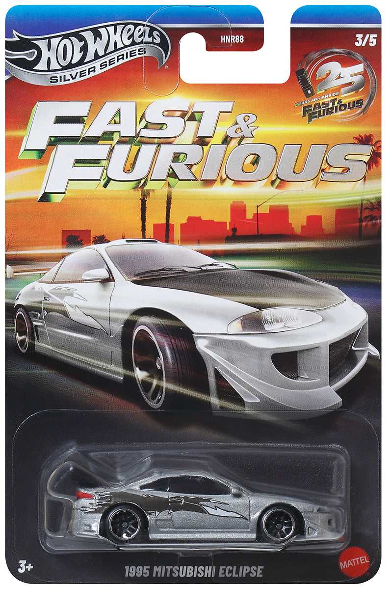 Hot Wheels 2026 - Fast & Furious Silver Edt. - '95 Mitsubishi Eclipse - JKX22