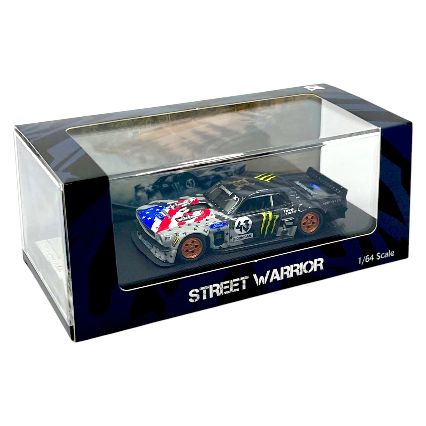 Street Warrior - 1965 Ford Mustang Hoonicorn RTR, US-Flag Design - STW090A