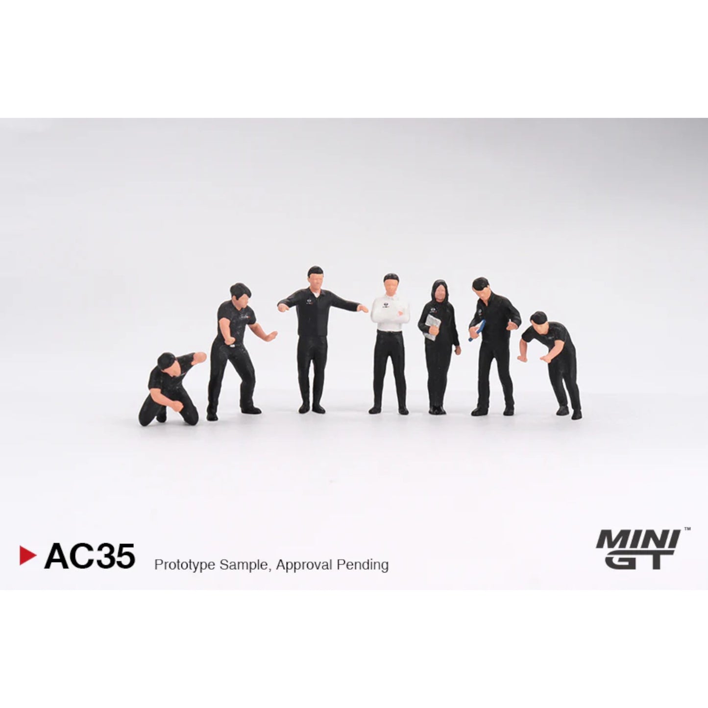 Mini GT - Pre-Order - Diorama NISSAN NISMO AC34 + NISMO Technician Team AC35 Figurenset