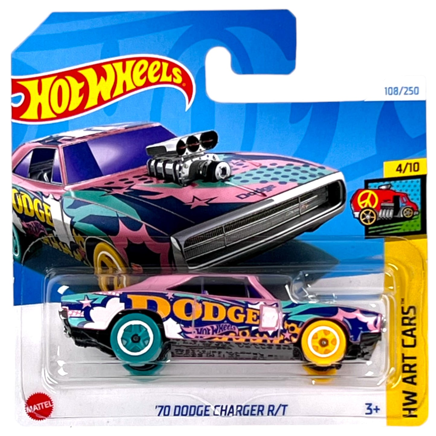 Hot Wheels 2024 - ´70 Dodge Charger R/T - Art Cars 4/10 - HTD47 - 108/250