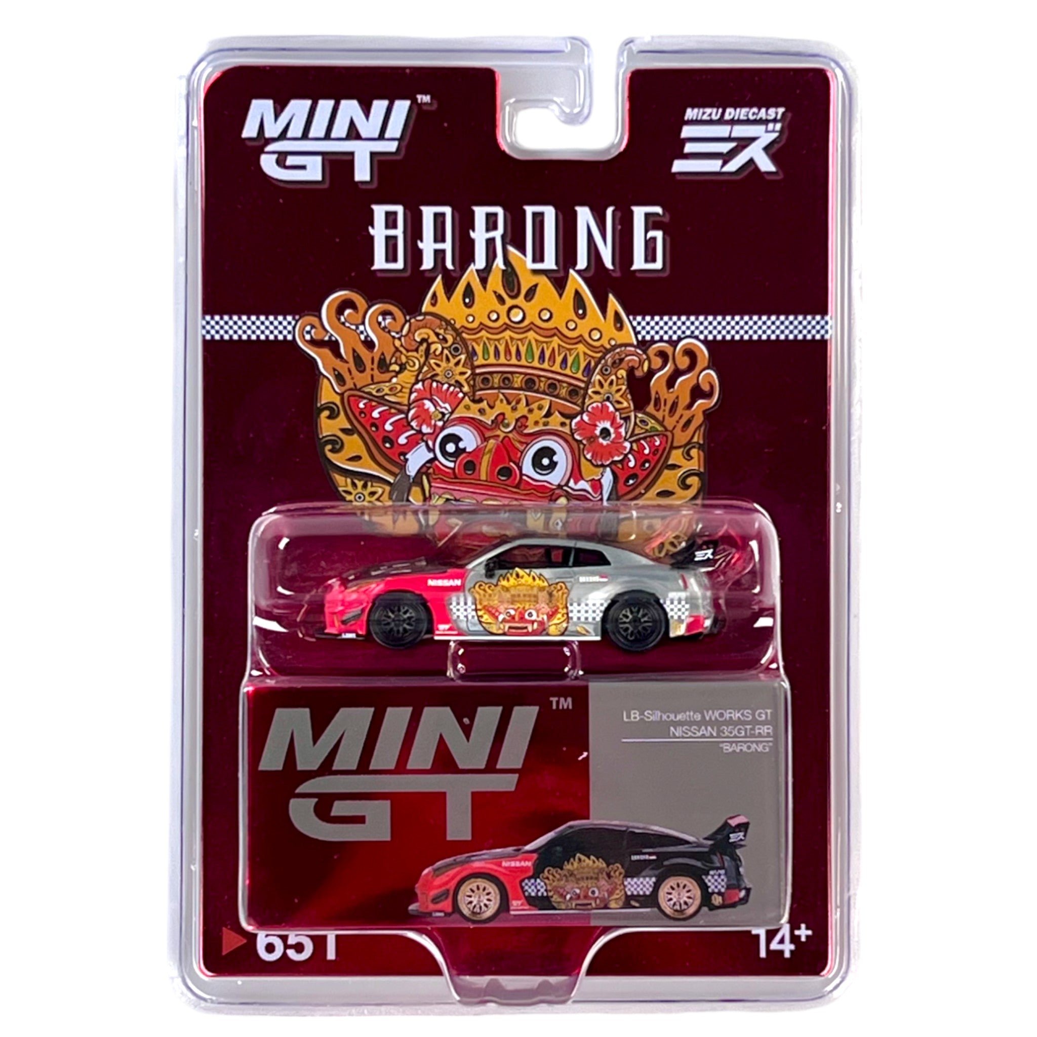Mini GT x Mizu Diecast - LB Silhouette Works Nissan GT 35GT-RR Ver 