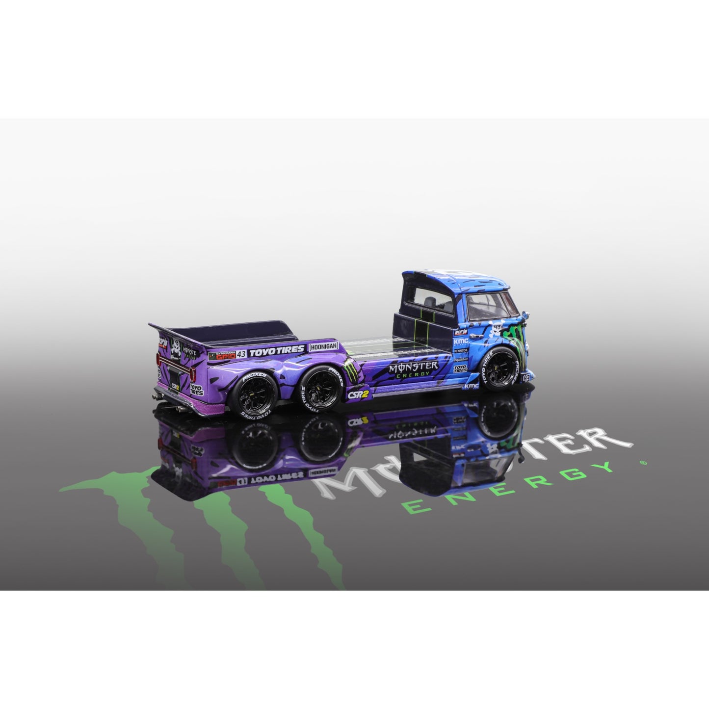 Liberty Diecast - Pre-Order - VW Trailer, Monster #43 - LIB64-VWT-MON3