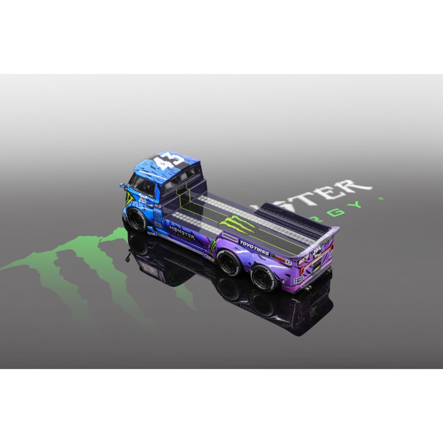 Liberty Diecast - Pre-Order - VW Trailer, Monster #43 - LIB64-VWT-MON3