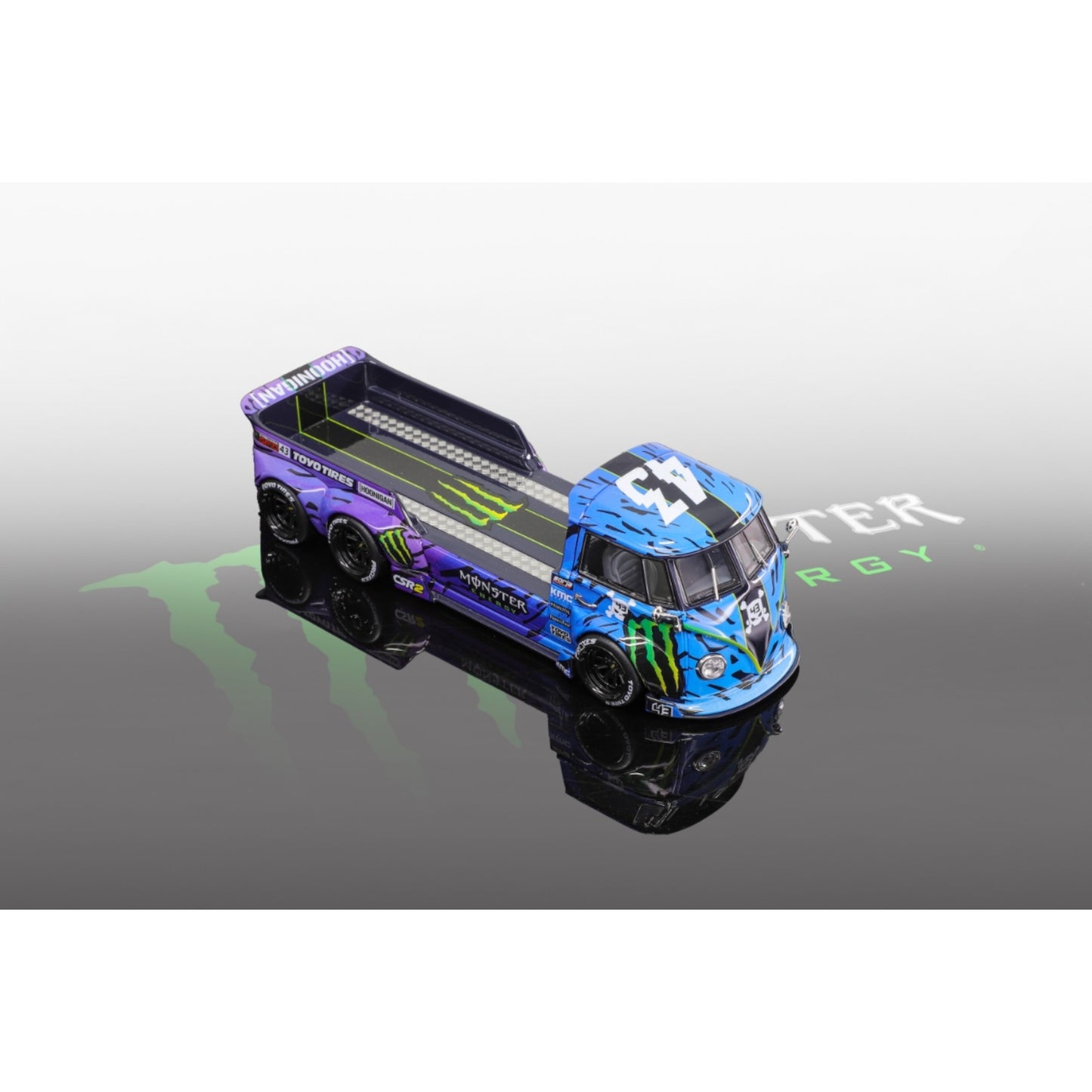 Liberty Diecast - Pre-Order - VW Trailer, Monster #43 - LIB64-VWT-MON3