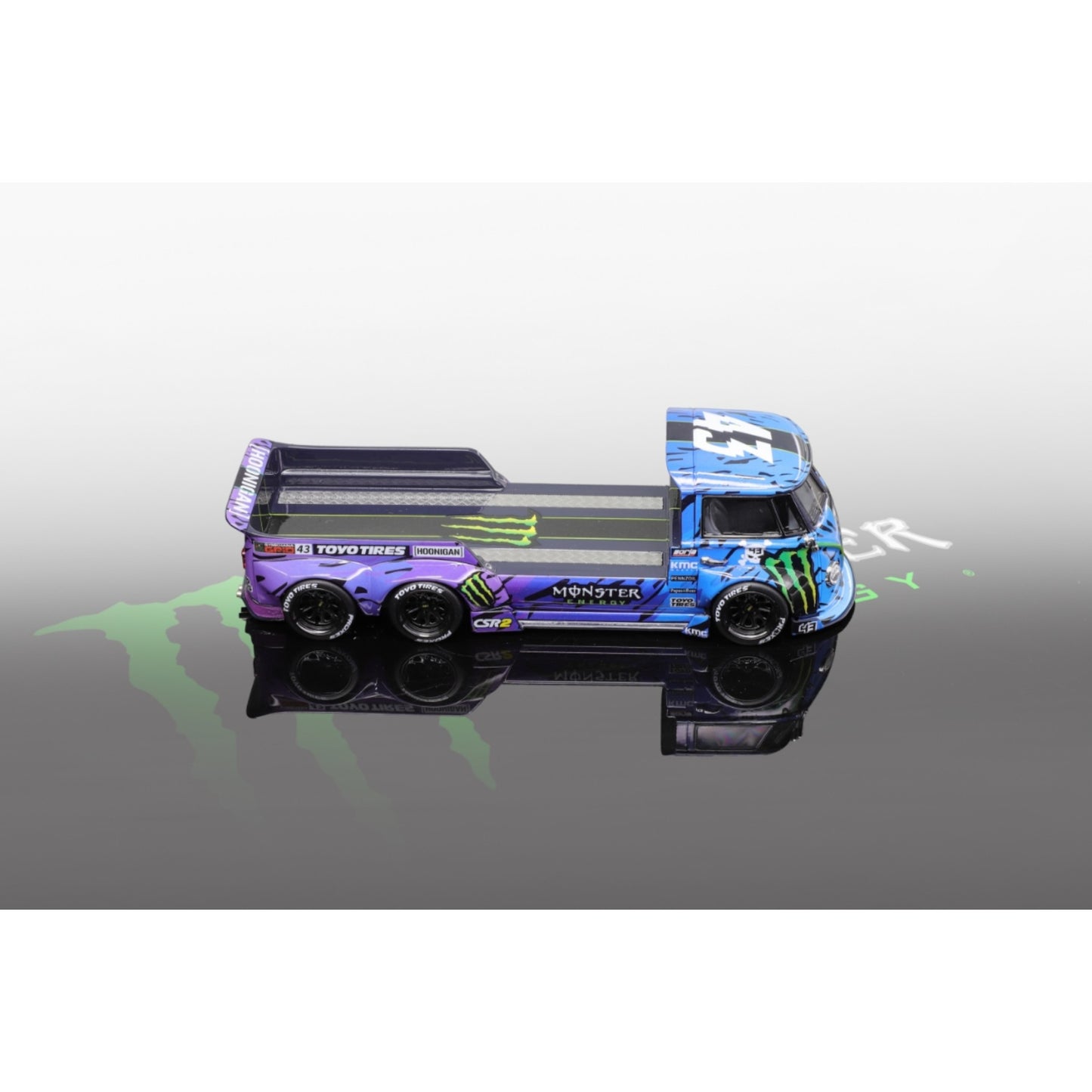 Liberty Diecast - Pre-Order - VW Trailer, Monster #43 - LIB64-VWT-MON3