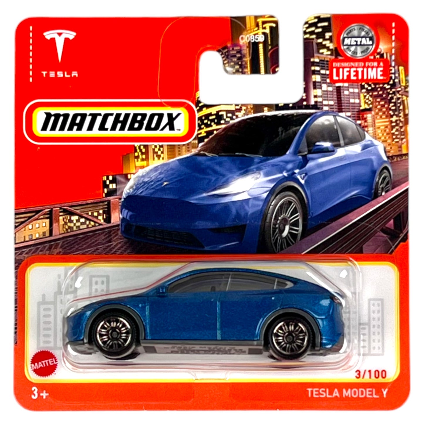 Matchbox 2024 - Tesla Model Y - HVN74 - 3/100 - 1:64