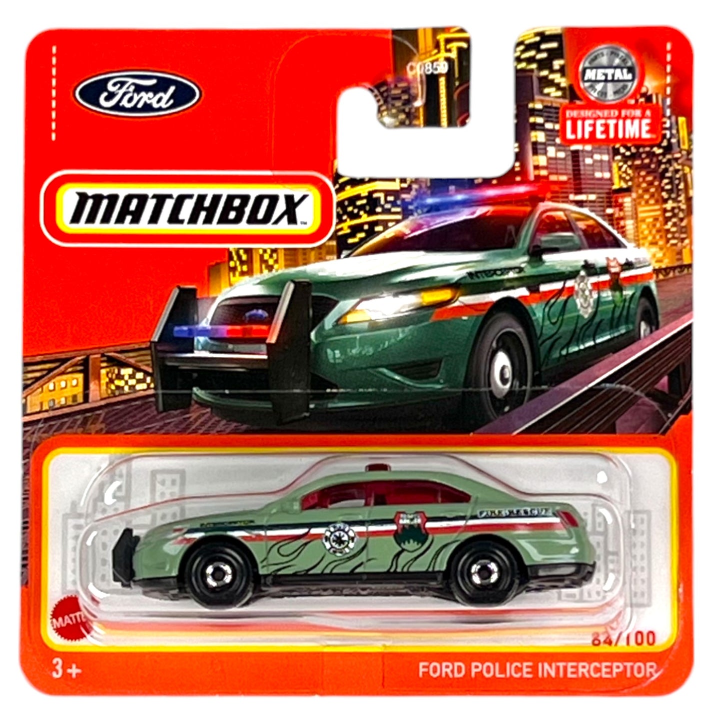 Matchbox 2024 - Ford Police Interceptor - HVN97 - 64/100 - 1:64