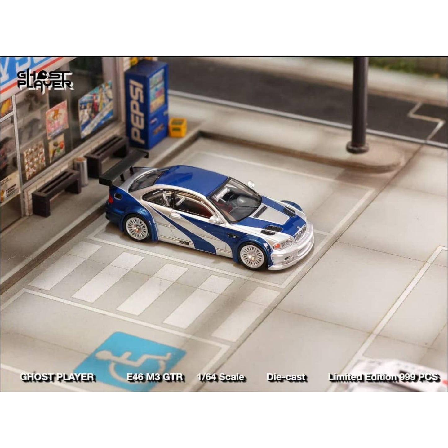 Street Weapon - Pre-Order - BMW NFS M3 GTR, silver/blue - STW212