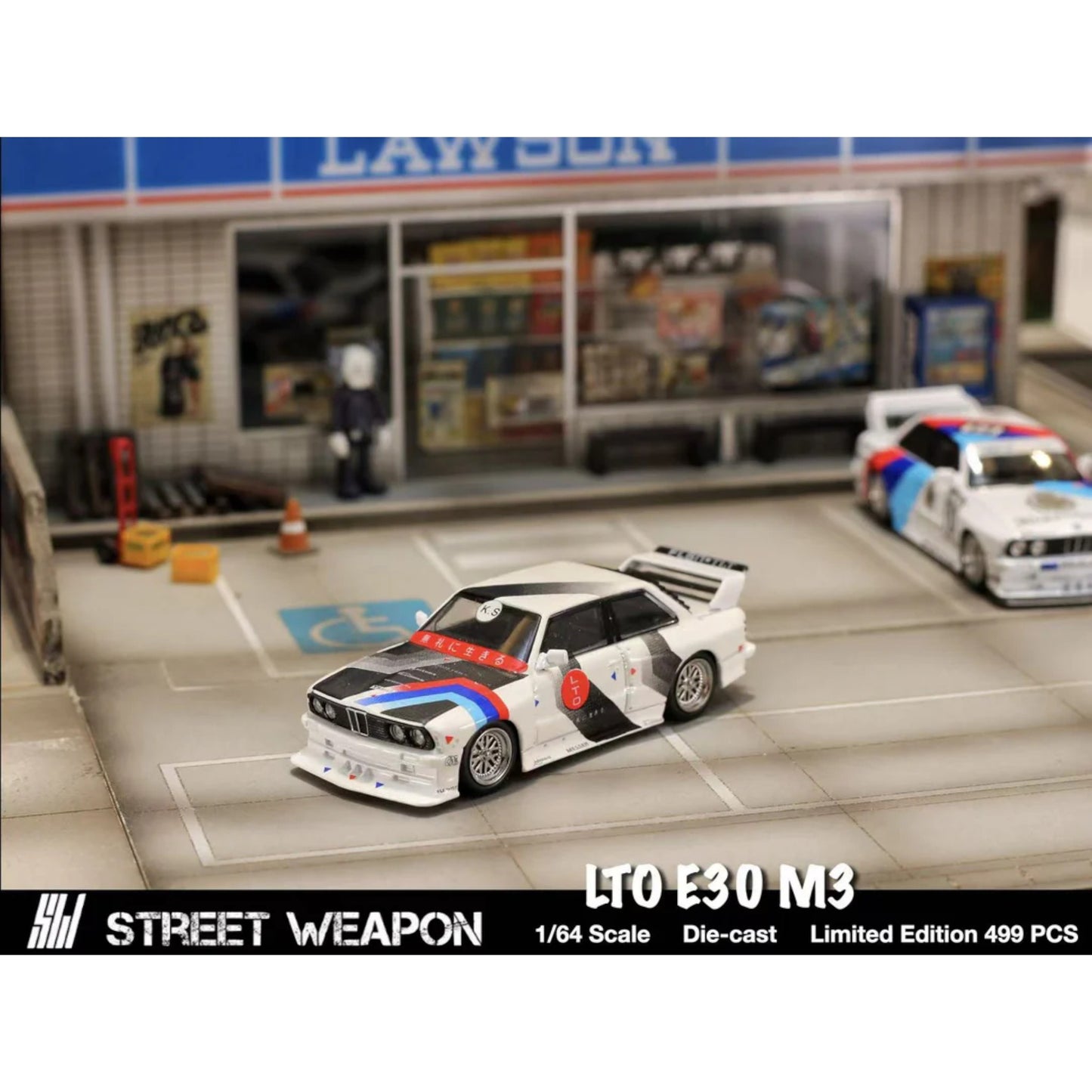 Street Weapon - Pre-Order - BMW LTO E30, white/blue/red - STW207
