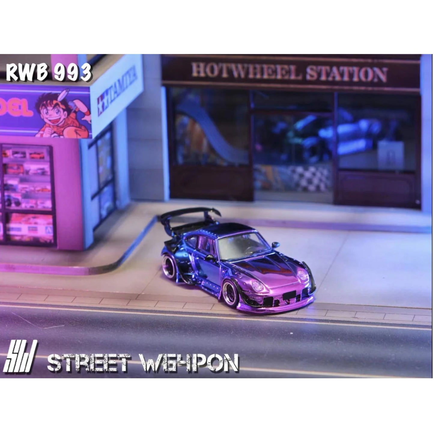 Street Weapon - Pre-Order - RWB 993 Neo Chrome - STW174