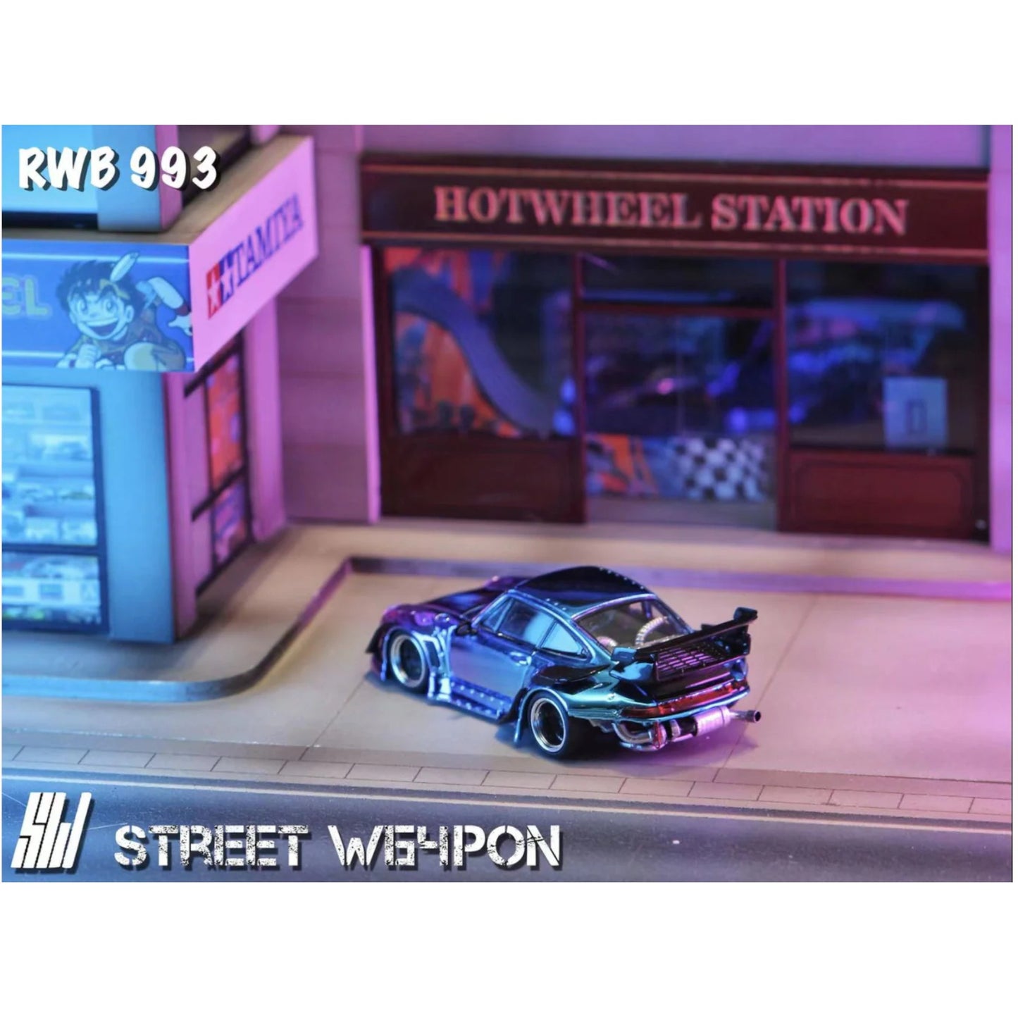 Street Weapon - Pre-Order - RWB 993 Neo Chrome - STW174