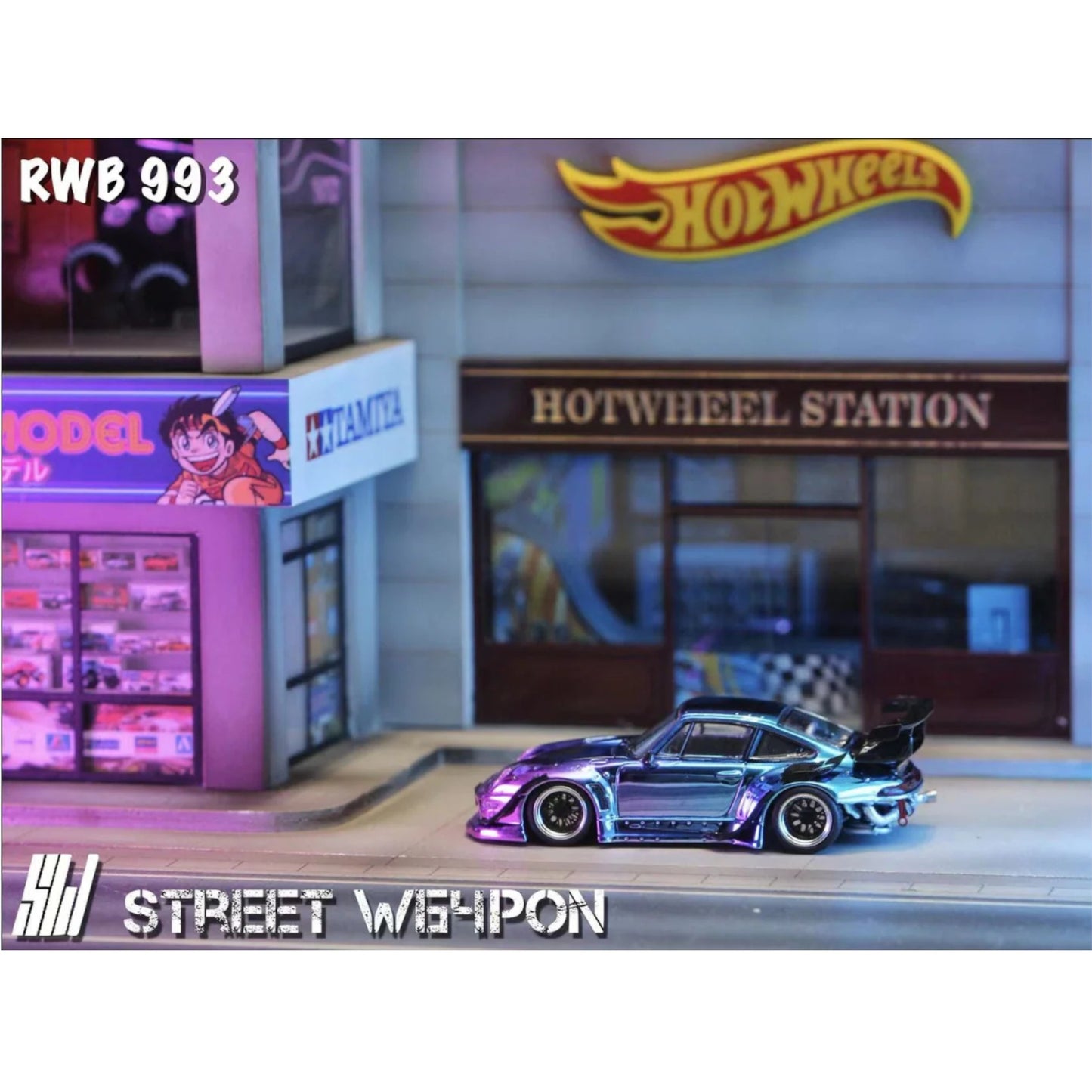 Street Weapon - Pre-Order - RWB 993 Neo Chrome - STW174