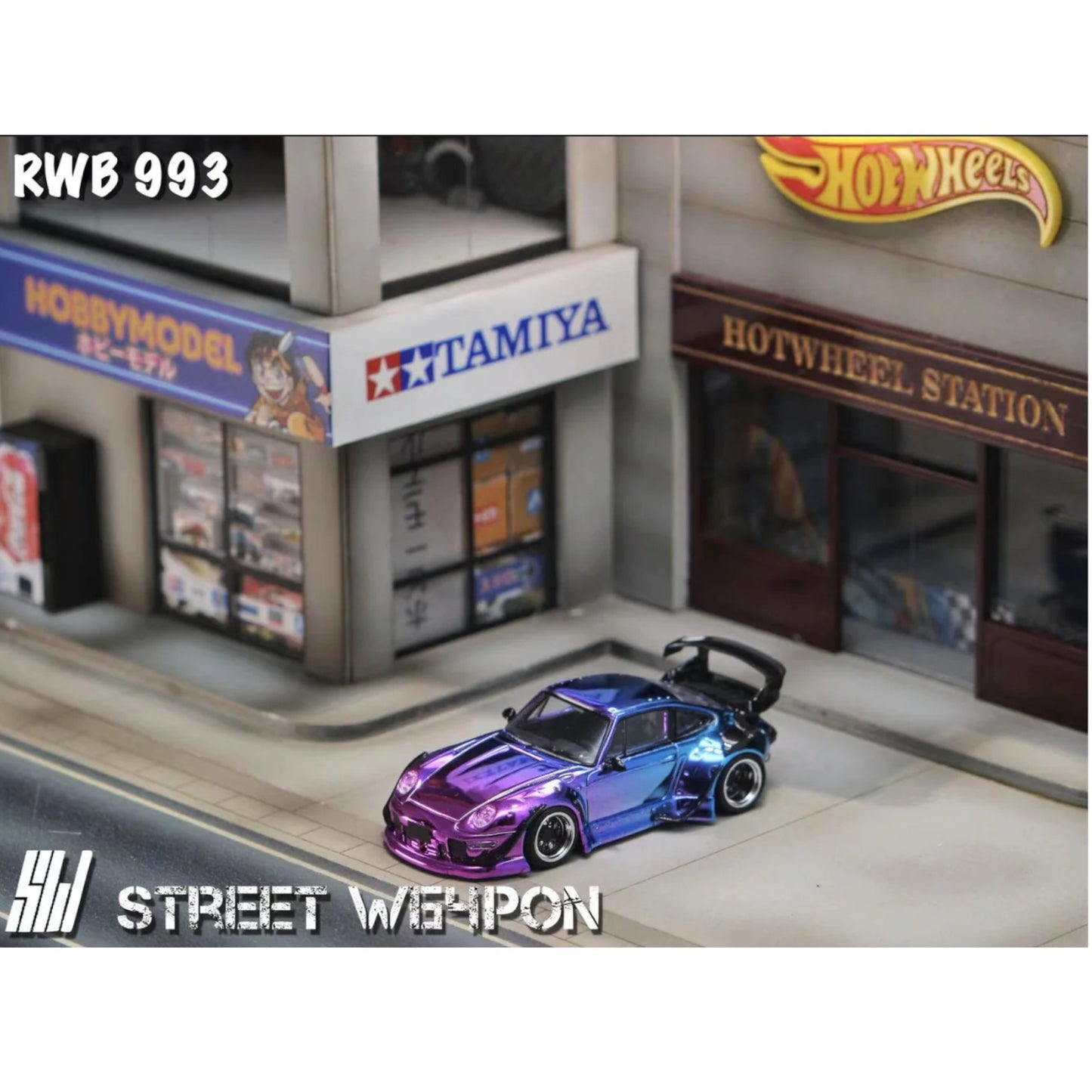 Street Weapon - Pre-Order - RWB 993 Neo Chrome - STW174
