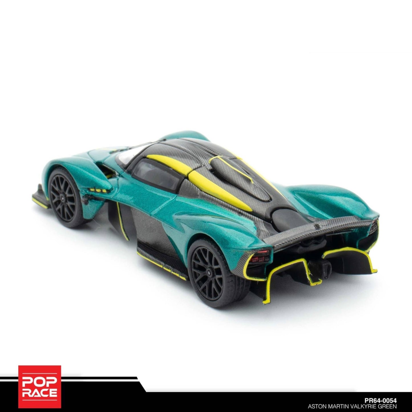 Pop Race - Aston Martin Valkyrie, viridian green - PR640054 - 1:64