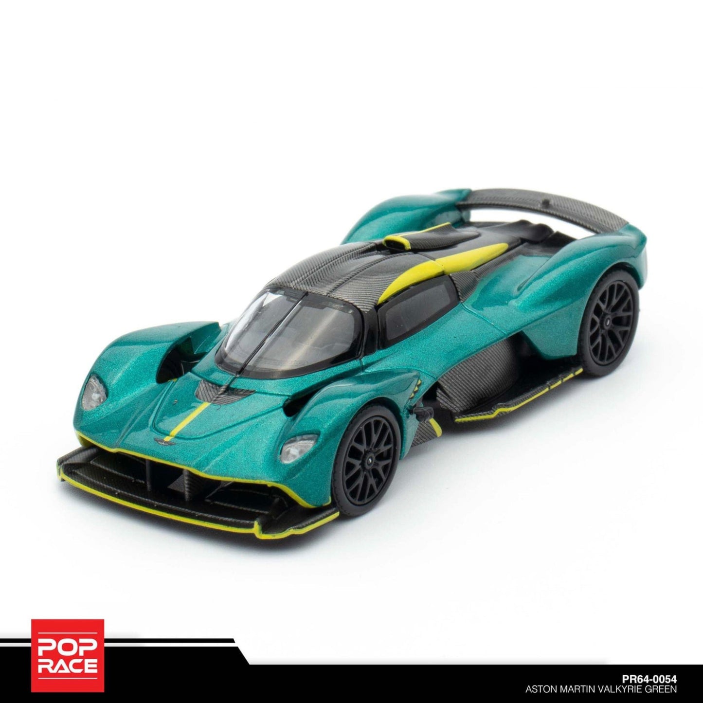 Pop Race - Aston Martin Valkyrie, viridian green - PR640054 - 1:64